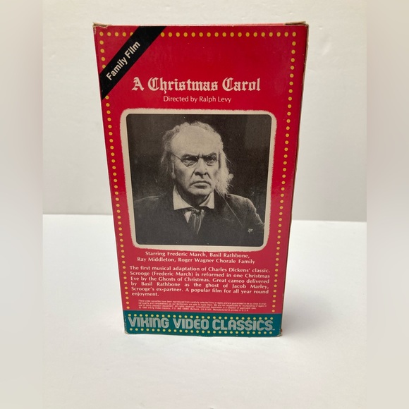 A Christmas Carol | Frederic Marsh | 1954 | Holiday Movie | VHS | Rare - Picture 2 of 10